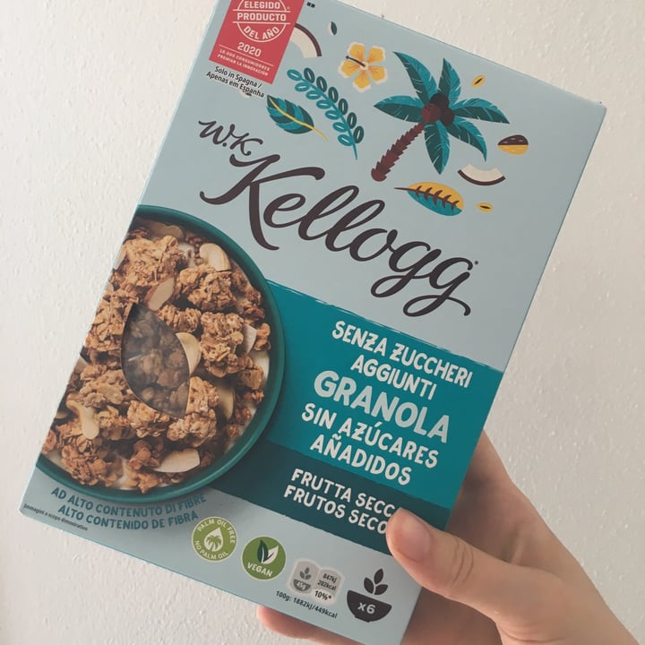 photo of Kellogg Kellogg’s Granola shared by @veganpassion on  28 Aug 2020 - review