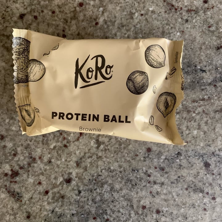 photo of Koro Protein ball cookie dough shared by @luciacarrara on  21 Jun 2022 - review