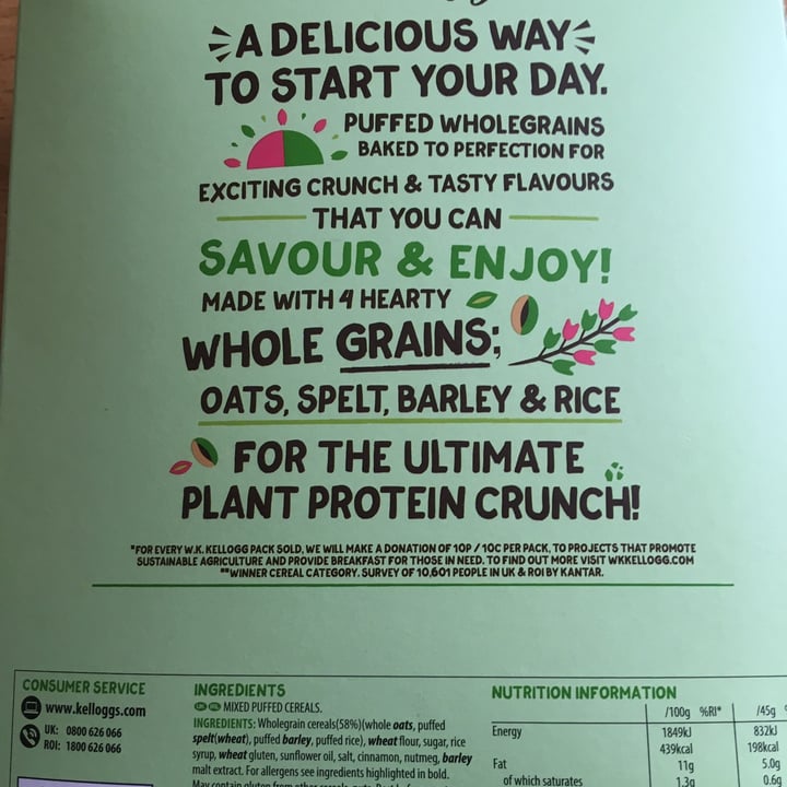 photo of Kellogg Plant Protein Crunch Original shared by @simplesmoothies on  22 Feb 2021 - review