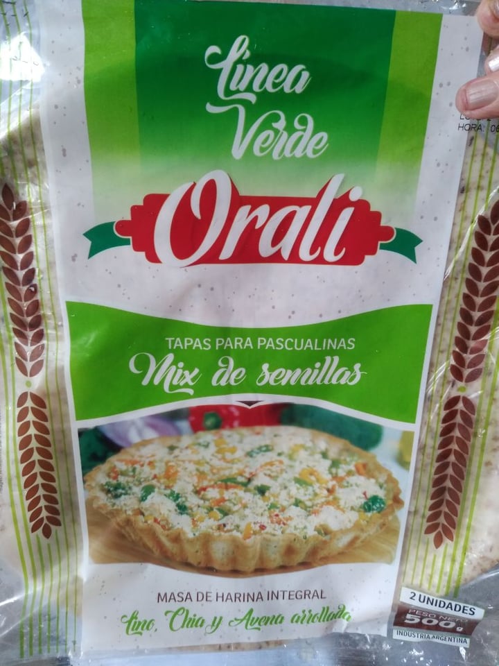 photo of Orali Tapa para Empanada Mix de Semillas shared by @ursula on  17 Oct 2019 - review
