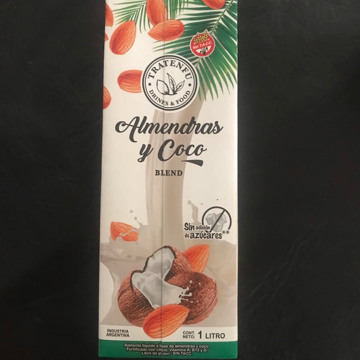 photo of Tratenfu Leche de Almendras y Coco shared by @xiara on  03 Mar 2021 - review