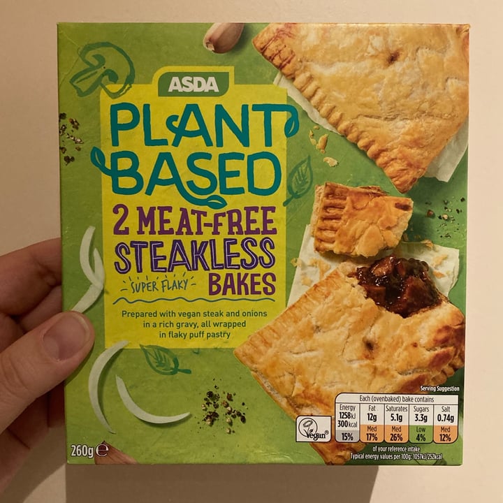 review photo of ASDA Plant Based Meat-free Steakless Bakes shared by @tiffanykimiko on 26 Jan 2021 - review