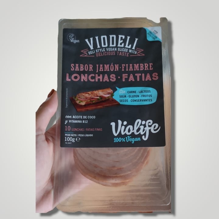 review photo of Violife Viodeli fiambre sabor jamón shared by @maryveganaperdy on 06 Jun 2022 - review