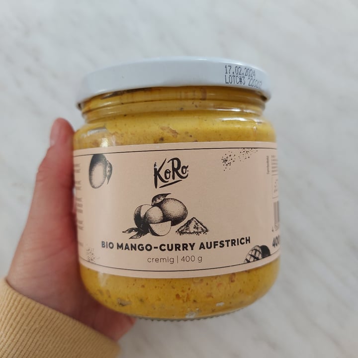 photo of Koro Crema mango e curry shared by @virginiarossopantusa on  17 Apr 2022 - review