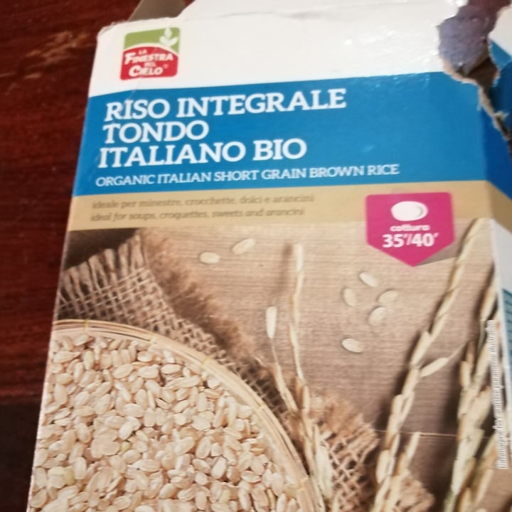 photo of La Finestra Sul Cielo Riso integrale tondo Italiano bio shared by @janes67 on  22 Aug 2021 - review