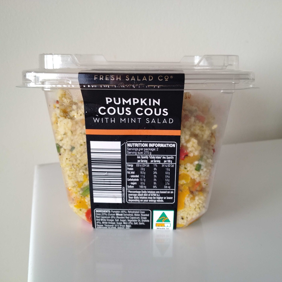 The fresh salad co Pumpkin Cous Cous with Mint Salad Reviews abillion