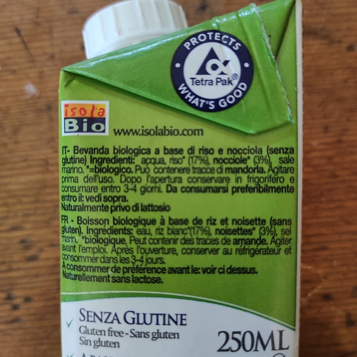 review photo of Isolabio Bevanda Riso e Nocciola shared by @luciestorrs on 26 Jun 2021 - review