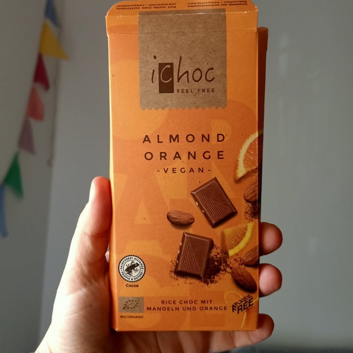 photo of iChoc Almond Orange Vegan Chocolate shared by @marsss on  11 Apr 2022 - review