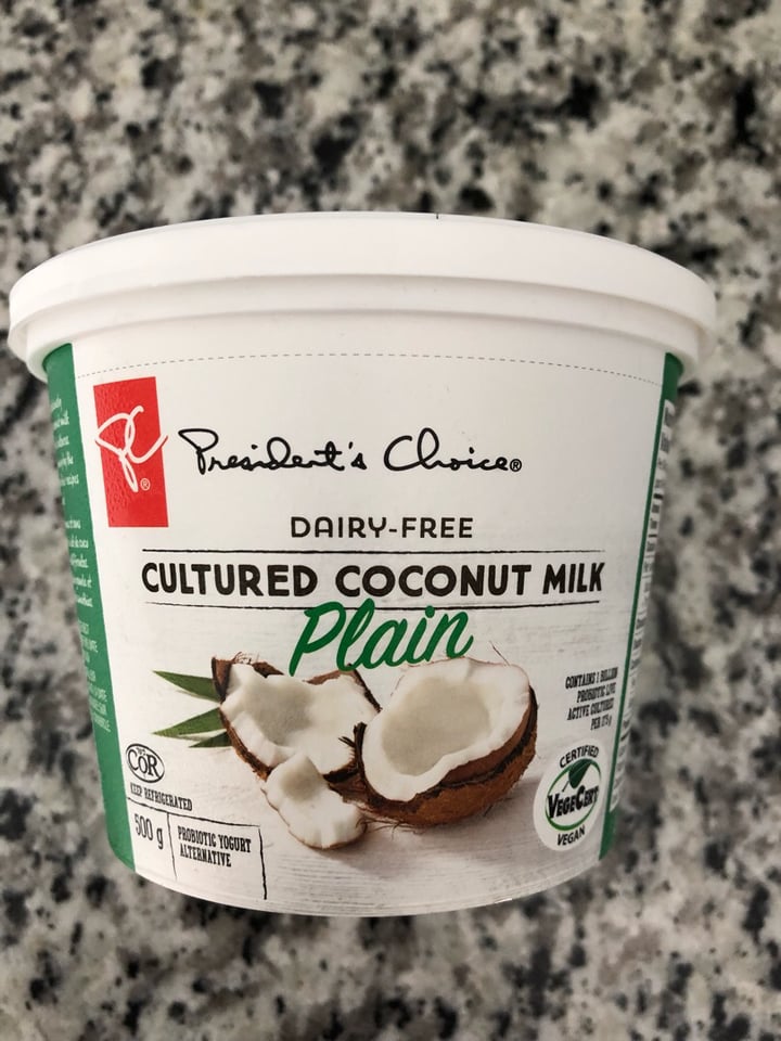 photo of President's Choice PC Dairy-Free Blueberry Cultured Coconut Milk Probiotic Yogurt Alternative Fruit On The Bottom shared by @amtefo on  21 Aug 2019 - review