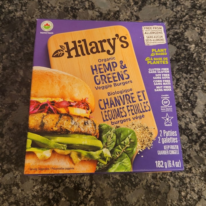 photo of Hilary's Hemp & Greens Veggie Burger shared by @martyna89 on  19 Jul 2022 - review