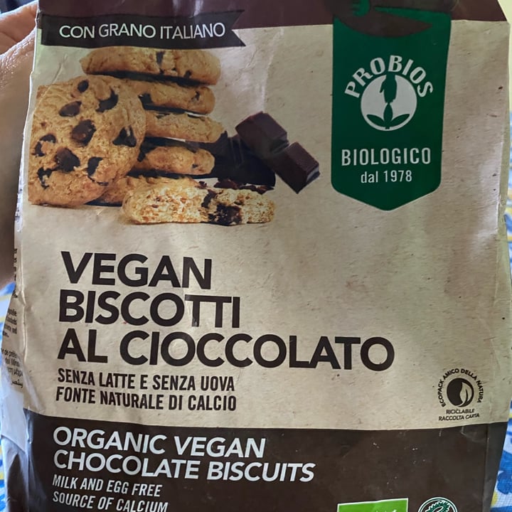 photo of Probios vegan biscotti al cioccolato shared by @paulets on  02 Aug 2022 - review
