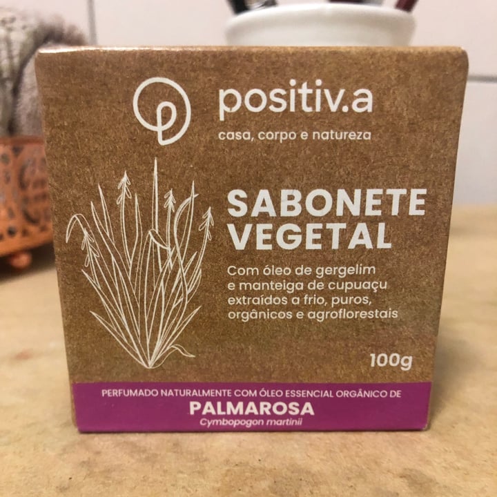 photo of Positiv.a Sabonete Vegetal Palmarosa shared by @lisandre on  16 Jun 2022 - review