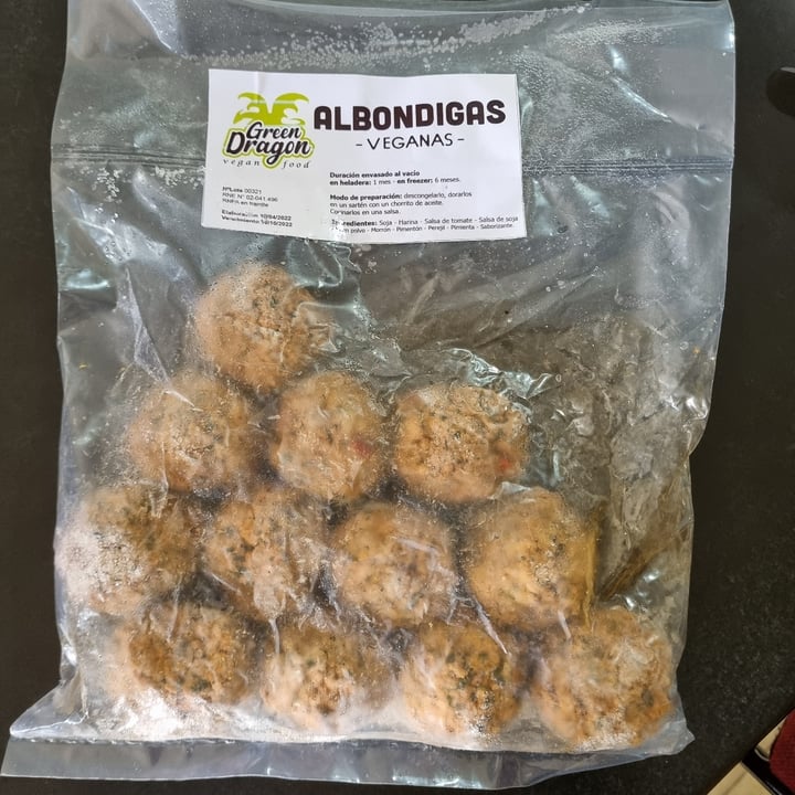 photo of Green Dragon - Vegan food Albóndigas shared by @johana-arce on  28 Jul 2022 - review