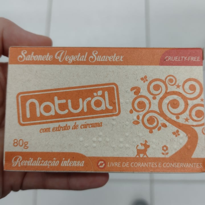 photo of Natural Sabonete vegetal com cúrcuma shared by @liviafrigerineves on  10 Jun 2022 - review