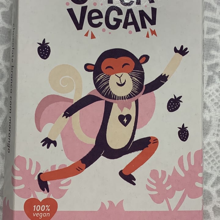 review photo of Super Vegan Barra de chocolate - Morango shared by @patisano on 09 May 2022 - review