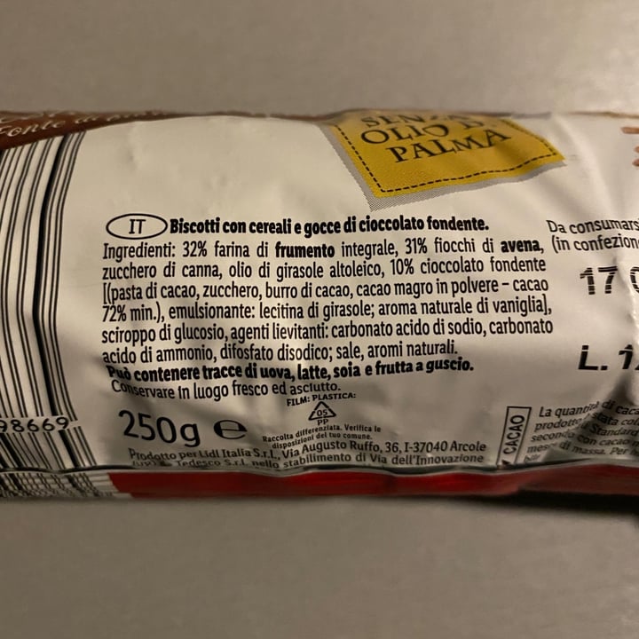 photo of Realforno Biscotti Cereali E Gocce Di Cioccolato shared by @alicelovestheanimals on  01 Oct 2021 - review