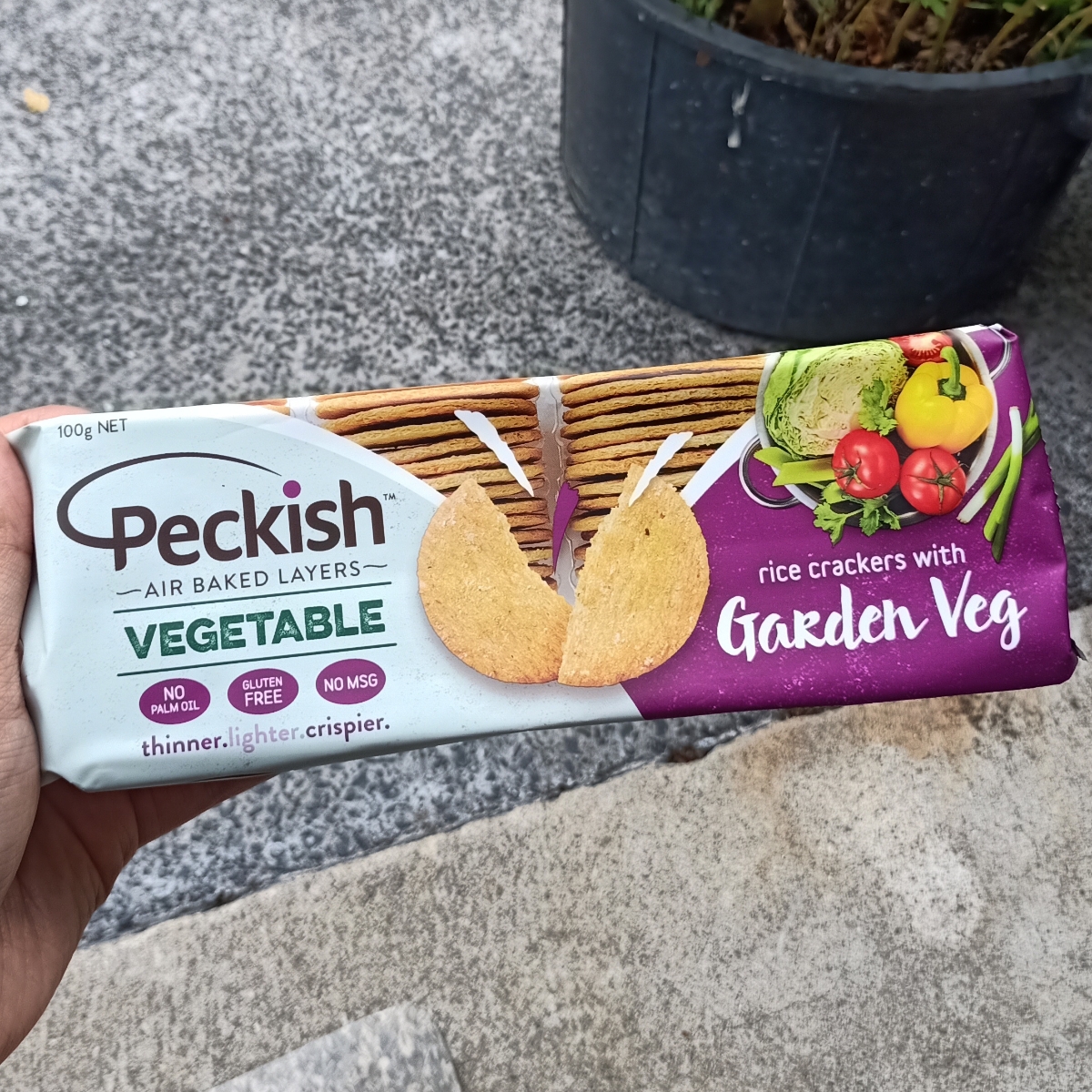 Peckish Rice Crackers with Garden Veg Reviews abillion