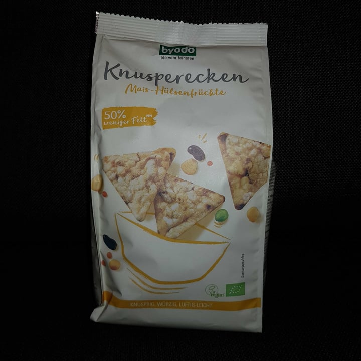 photo of Byodo knusperecken | corn crisps with legumes & salt shared by @vanpanda on  21 Jun 2020 - review