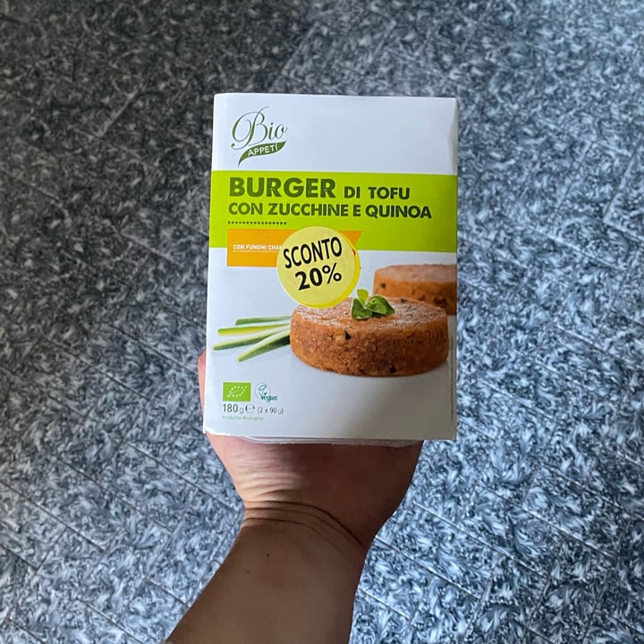 review photo of Bio Appetì Burger di tofu con zucchine e quinoa shared by @buonabellabrava on 29 May 2022 - review