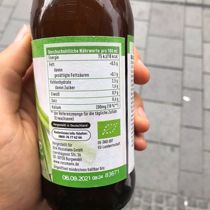 photo of enerBio Stangensellerie Saft shared by @david- on  22 Oct 2021 - review