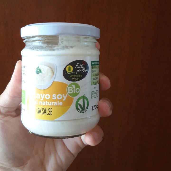 photo of Fatti per bene terranostra vegan Mayo Soy Al Naturale shared by @chiara35 on  25 Jul 2022 - review
