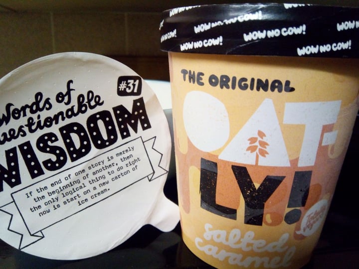 photo of Oatly Salted Caramel Ice Cream shared by @gothkitty on  30 Jan 2020 - review