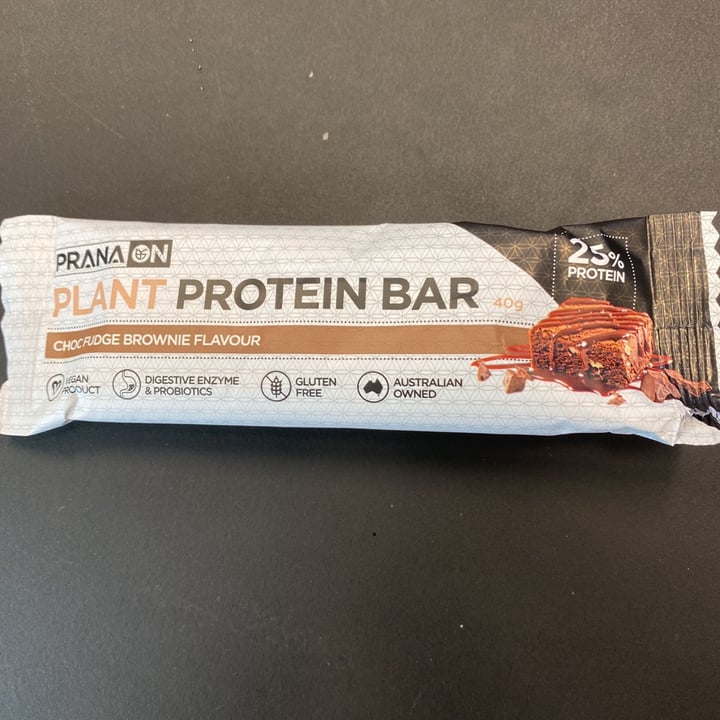 photo of PranaOn Plant Protein Bar shared by @veggieburger on  04 May 2021 - review