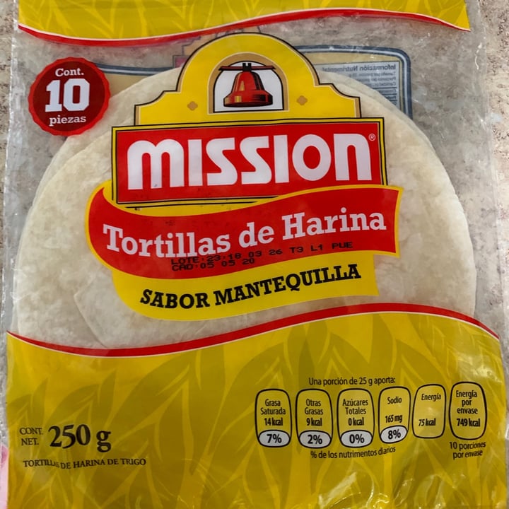 Mission Foods Tortillas de harina sabor mantequilla Review | abillion