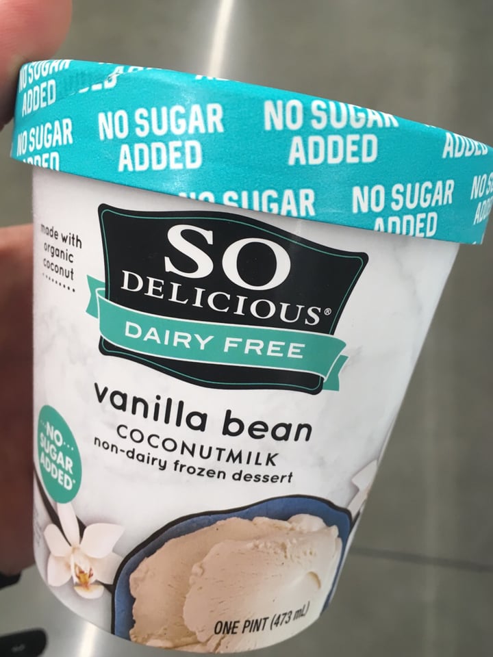 photo of So Delicious Dairy Free Vanilla Bean Coconutmilk Icecream shared by @miguel9 on  31 Dec 2019 - review