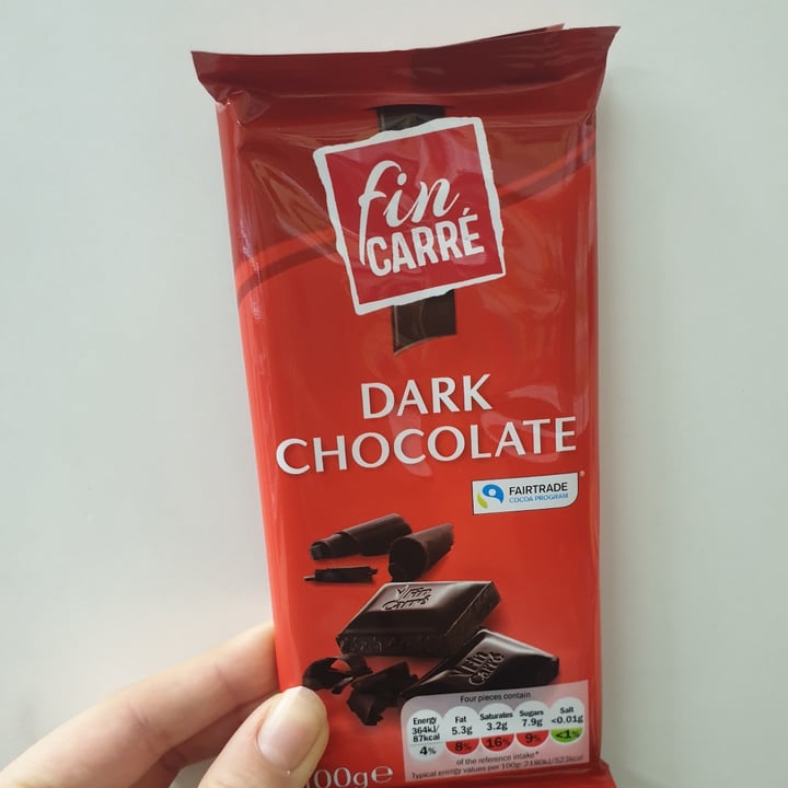 review photo of Fin Carré Dark chocolate shared by @carlottaclare on 18 Nov 2020 - review
