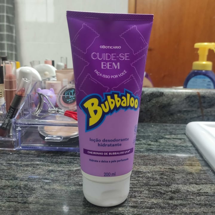 review photo of oBoticário cuide-se bem bubbaloo loção desodorante e hidratante shared by @lanacostai0308 on 17 Oct 2022 - review