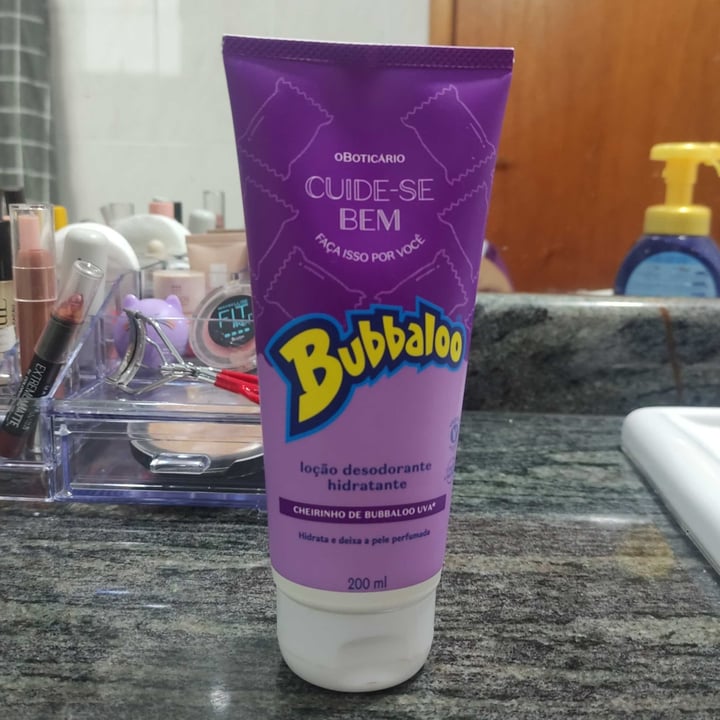 photo of oBoticário cuide-se bem bubbaloo loção desodorante e hidratante shared by @lanacostai0308 on  17 Oct 2022 - review