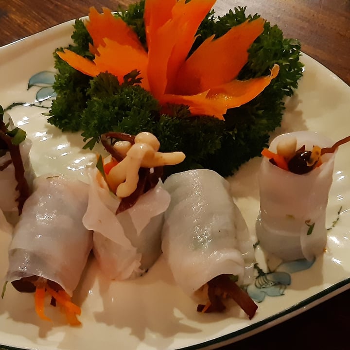 photo of Shamballa Vegetarian Restaurant & Tea House Pho spring rolls and Shamballa spring rolls shared by @floriance on  13 Aug 2020 - review