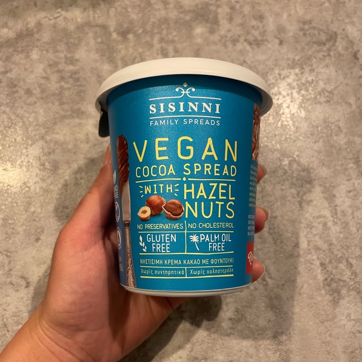 review photo of Sisinni Cocoa spread with hazelnuts shared by @ariveg on 27 Mar 2022 - review