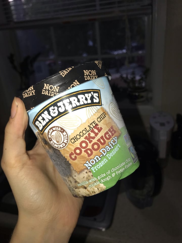 photo of Ben & Jerry's Chocolate Chip Cookie Dough Non-Dairy Frozen Dessert shared by @jleeanne17 on  02 Oct 2019 - review