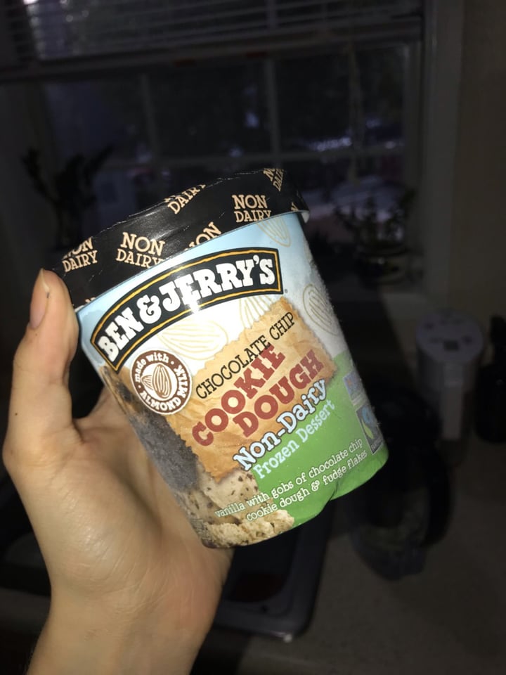 review photo of Ben & Jerry's Chocolate Chip Cookie Dough Non-Dairy Frozen Dessert shared by @jleeanne17 on 02 Oct 2019 - review