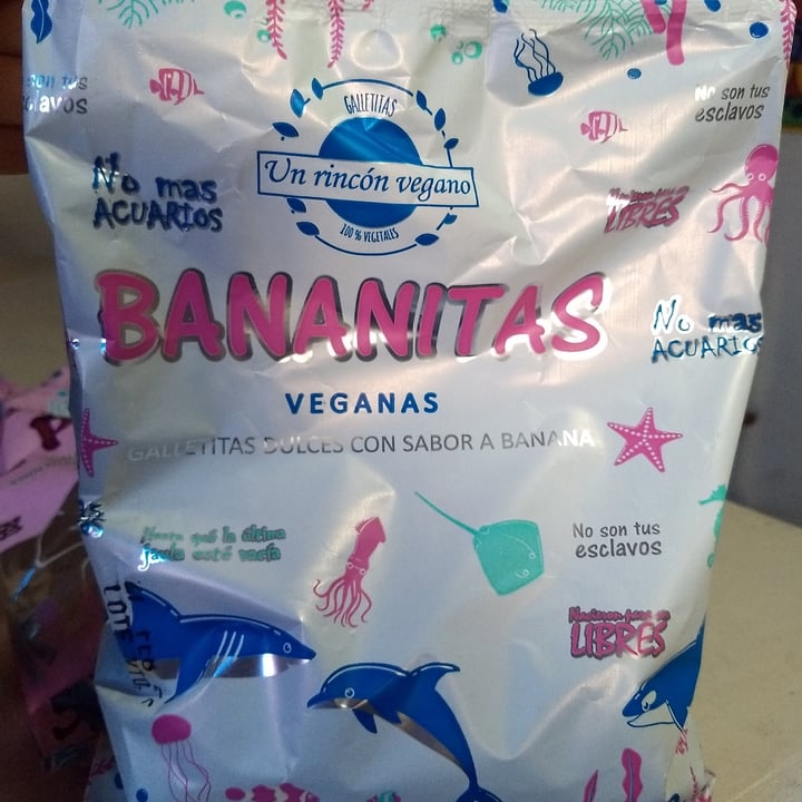 photo of Un Rincón Vegano Bananitas Galletitas Dulces con sabor a Banana shared by @romylaferte on  17 Sep 2021 - review