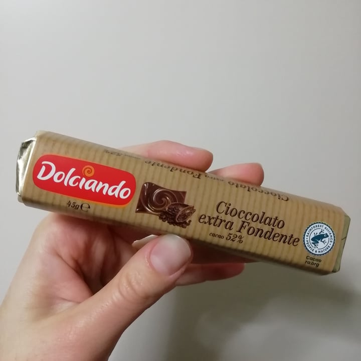 photo of Dolciando barretta cioccolato extra fondente shared by @simonavs on  12 Dec 2022 - review