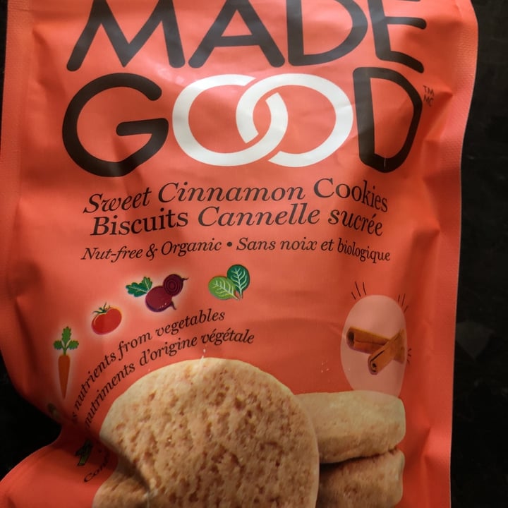 review photo of Made Good Sweet Cinnamon Cookies shared by @vegan-claudia on 19 Jun 2021 - review