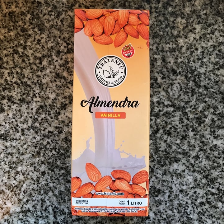 photo of Tratenfu Leche de Almendras Vainilla shared by @martinag on  04 Aug 2021 - review
