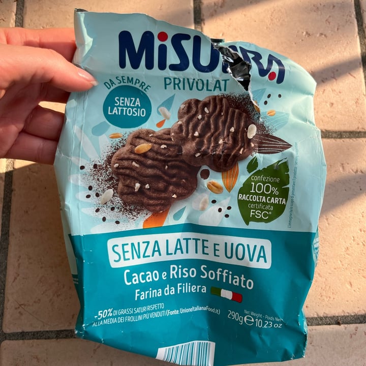 photo of Misura Biscotti con cacao e riso soffiato - Privolat shared by @martina1224 on  28 Mar 2022 - review