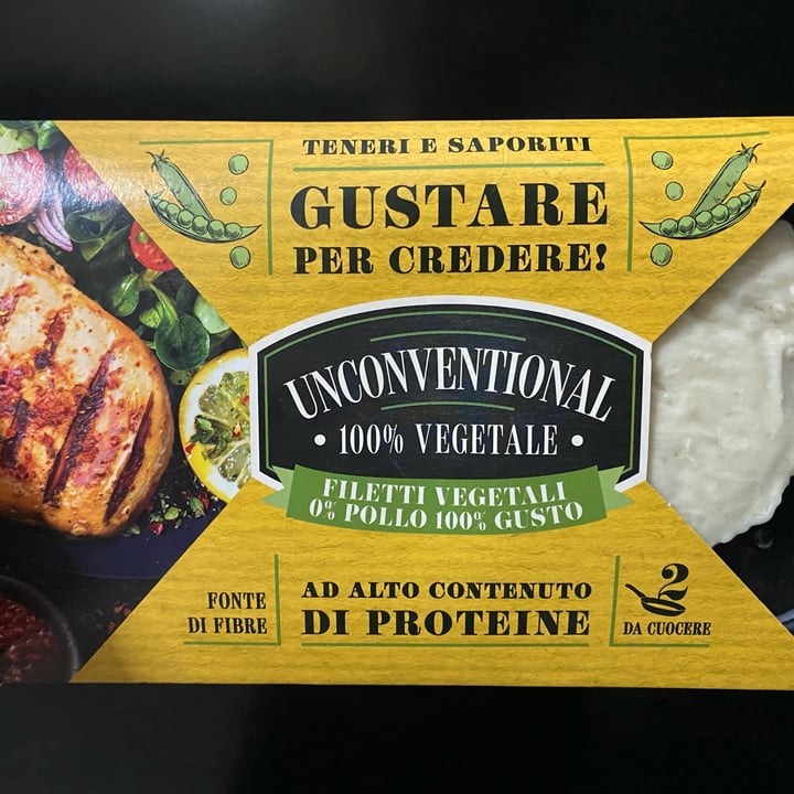 photo of Unconventional Filetti Vegetali 0% Pollo 100% Gusto - Plant Based Fillet shared by @federicar on  15 Sep 2022 - review