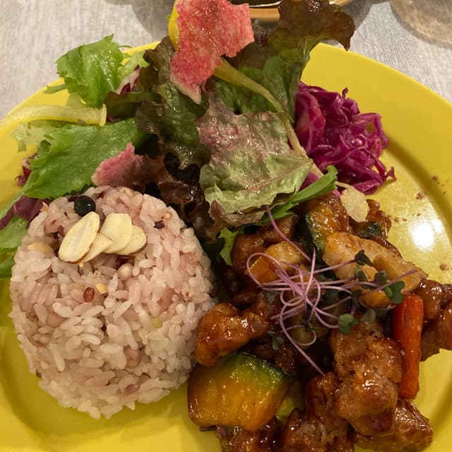 Photo of the dish “Fried soy meat plate”