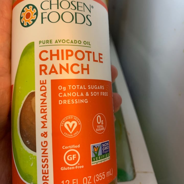 photo of Chosen Foods Chipotle Ranch shared by @klombard on  29 Apr 2020 - review