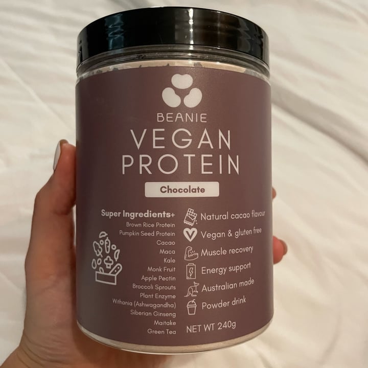 review photo of beanie vegan protein shared by @bevyang on 24 Jun 2022 - review