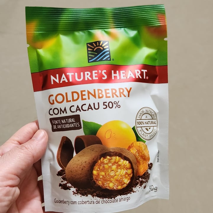 photo of Nature's Heart Goldenberry com Cacau 50% shared by @patimurno on  17 Dec 2022 - review