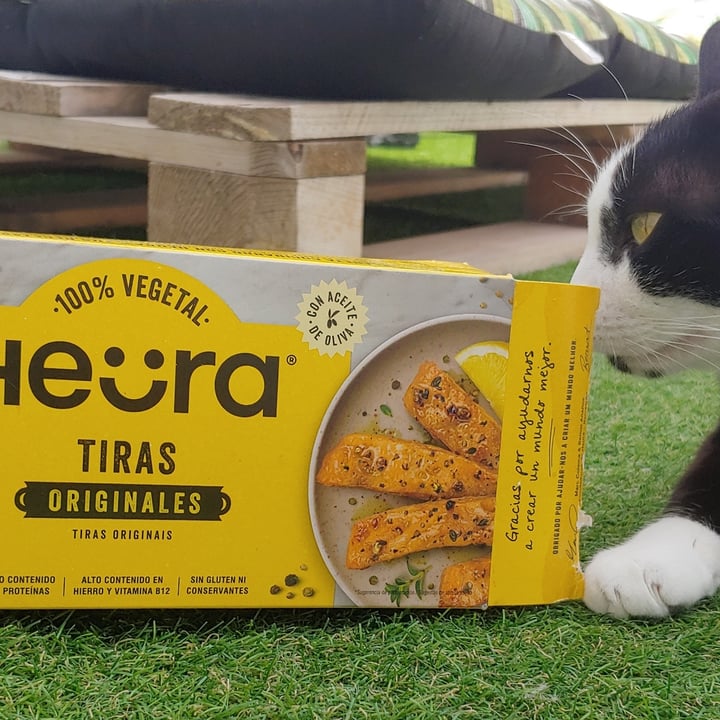 photo of Heura Tiras de Heura Originales shared by @albavegan on  11 Apr 2021 - review