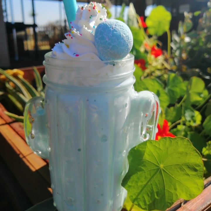 photo of Asher's Corner Cafe @ Ashers Farm Sanctuary Bubblegum milkshake shared by @karamikayla on  27 Jul 2020 - review