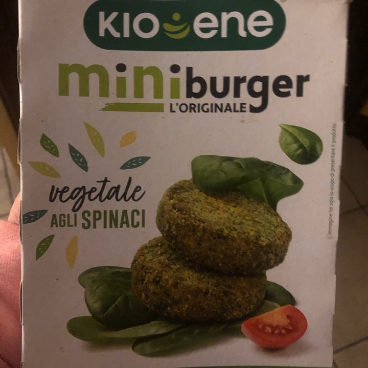 photo of Kioene Mini Burger Vegetale Agli Spinaci shared by @claudia3188 on  27 Apr 2022 - review