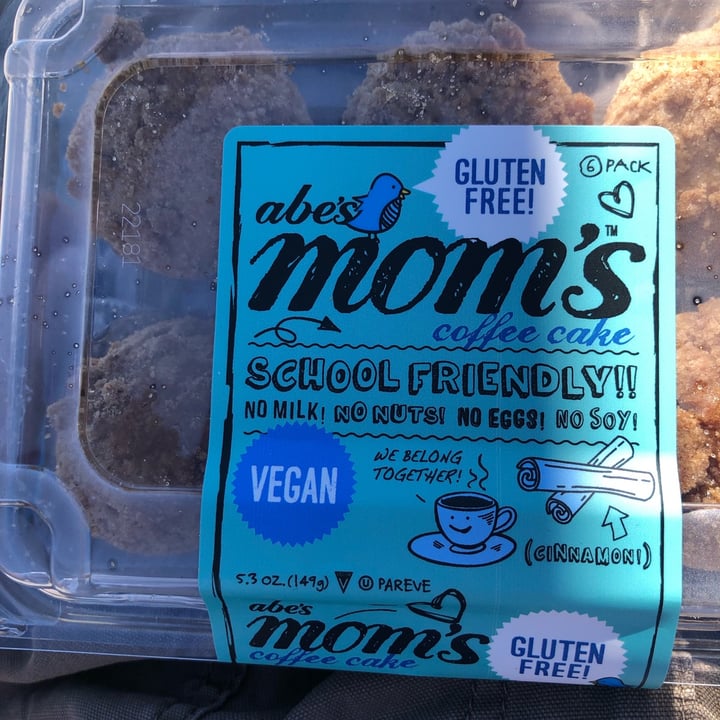 review photo of Abe's Vegan Muffins Abe's Mom's Gluten Free Coffee Cake Muffins shared by @sheckland on 15 Aug 2022 - review